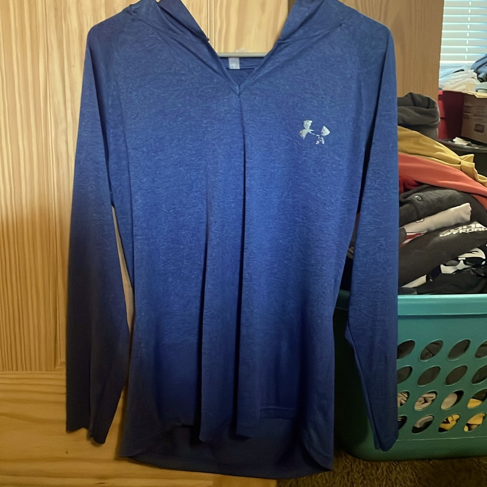 Under armor long sleeve with hood